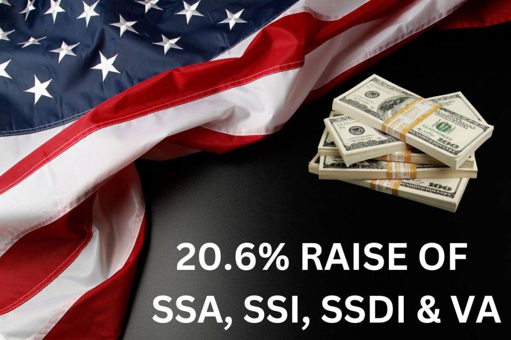 Exciting Backpay in USA: 20.6% Raise of SSA, SSI, SSDI and VA in 2024