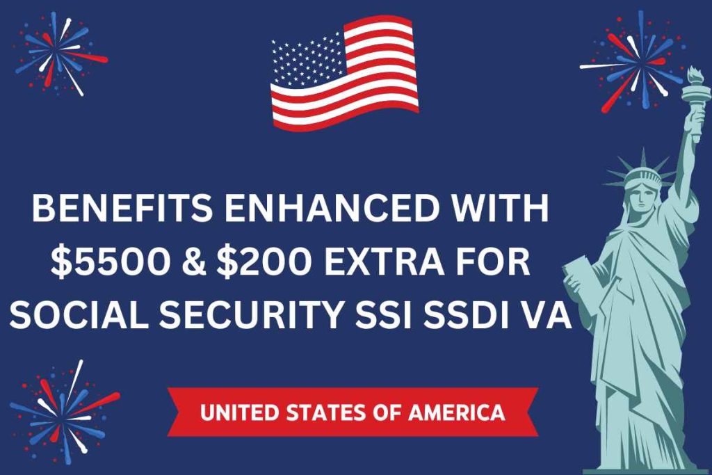 Benefits Enhanced With $5500 & $200 Extra For Social Security SSI SSDI VA